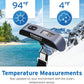 Etekcity Luggage Scale for Travel Essentials, Digital Suitcase Weight Scale with Hook, Portable Hanging Baggage Scale for Travel Accessories, 110 Pounds, Battery Included