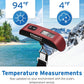 Etekcity Luggage Scale for Travel Essentials, Digital Suitcase Weight Scale with Hook, Portable Hanging Baggage Scale for Travel Accessories, 110 Pounds, Battery Included