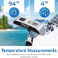 Etekcity Luggage Scale for Travel Essentials, Digital Suitcase Weight Scale with Hook, Portable Hanging Baggage Scale for Travel Accessories, 110 Pounds, Battery Included