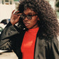 Amazon Echo Frames (3rd Gen) | Smart glasses with Alexa | Square frames in Classic Black with polarized sunglass lenses