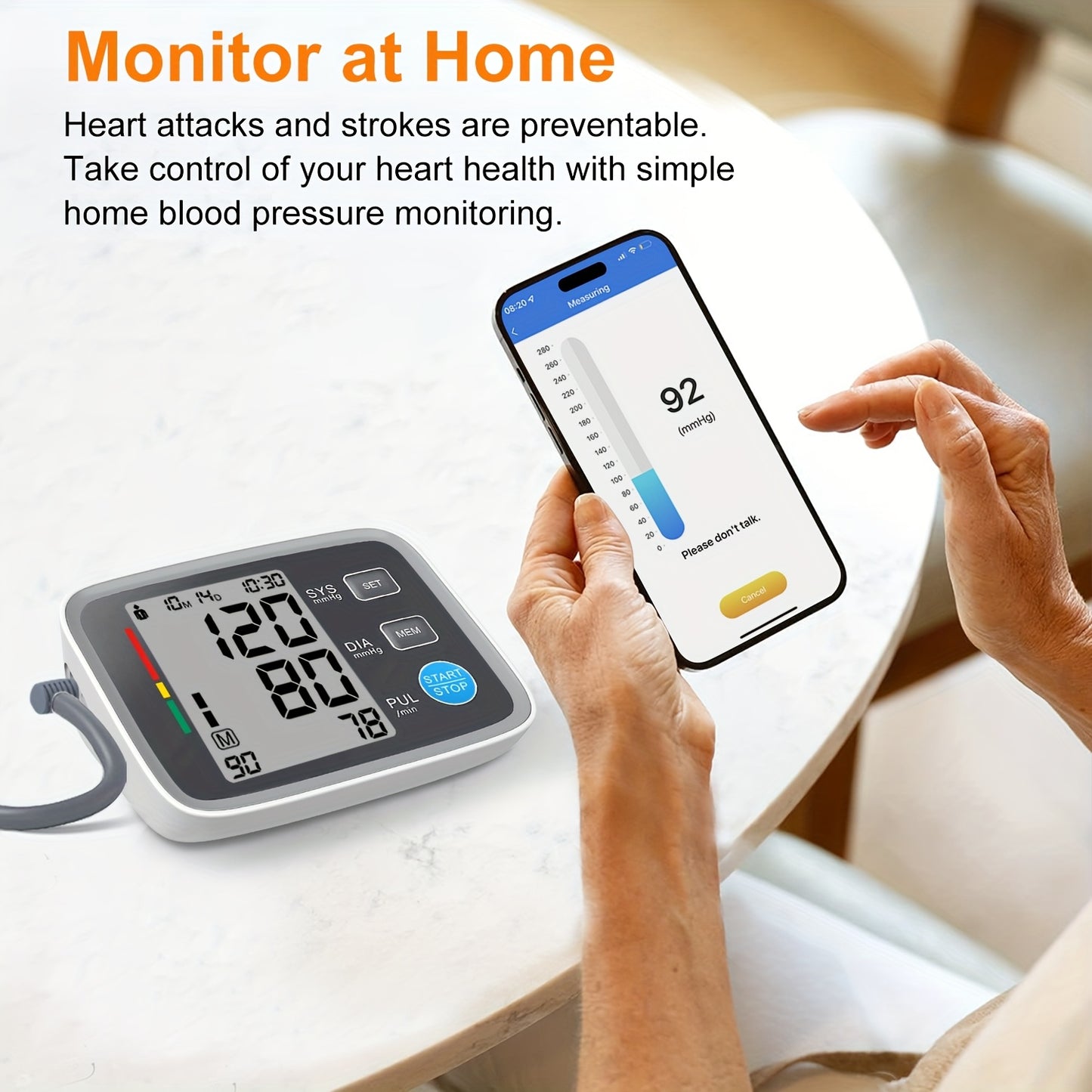 ALPHAMED U807 Wireless Upper Arm Blood Pressure Monitor