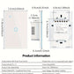 Chevolink WiFi Smart Light for Switch - Touch Control, Voice-Activated with Alexa & Google Home Compatibility, App Remote, Timer Setting, Share Feature - White/Black - For Smart Home Enthusiasts - Ideal for Living Room, Bedroom & Office - Perfect Gift fo