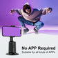 HKXYK Face Tracking Tripod, Desktop Gimbal, No App Required, 360° Rotation Face Body Phone Camera, Mount Smart Phone Tracking Holder for Live Vlog Streaming Video, Rechargeable Battery-Black
