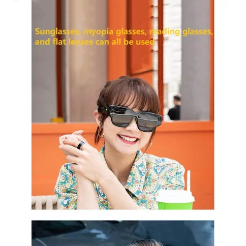 Smart AR Glasses Intelligent Language Translation Glasses Screen Projection Navigation BT Subtitle Prompt Translation 720P WIFI
