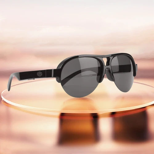 144 Languages Smart Glasses Translator UV Protection Smart Sunglasses Glasses Waterproof Open Ear Sunglasses for Android and iOS