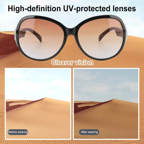 144 Languages Smart Glasses Translator Bluetooth-Compatible 5.3 Translation Glasses UV Protection Open Ear Sunglasses Waterproof