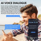 Smart Glasses Earphones Automatic Voice Translation AI Glasses Support 75 Languages Audio Glasses for Sports Meeting Recording