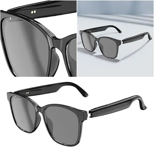 Smart Glasses Earphones Automatic Voice Translation AI Glasses Support 75 Languages Audio Glasses for Travel Business Meeting