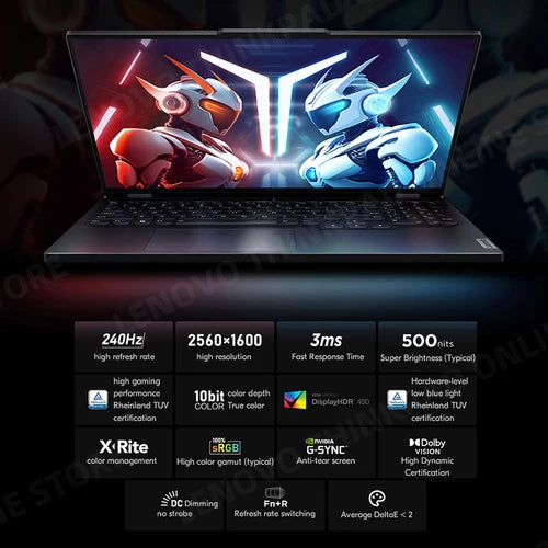 Lenovo Legion Y9000P 2023 Gaming Laptop 13th Intel i9-13900HX/i7-13700HX /32G/1T SSD/NVIDIA RTX 4090/4080 240Hz 16inch Notebook