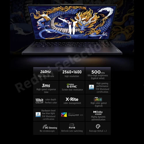 Lenovo Legion Y9000P 2024 E-sports Gaming Laptop Intel Core i9-14900HX RTX 4060/RTX 4090 16 inch 2.5K 240Hz Game Notebook PC