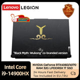Lenovo Legion Y9000P E-sports Gaming Laptop "Black Myth: Wukong" Co-Branded i9-14900HX RAM 32G 1T SSD/RTX 4070 16-inch 240Hz