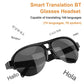 144 Languages Smart Glasses Translator Headset Bluetooth-Compatible 5.3 Wireless Translation Earbuds Open Ear Sunglasses