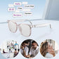 Smart Glasses Wireless Earbuds Automatic Voice Translation AI Glasses Support 75 Languages BT 5.4 for Sports Meeting Recording