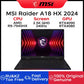 2024 MSI Raider A18 HX Gaming Laptop 18 Inch 2.5K QHD 240Hz IPS Screen Notebook AMD Ryzen R9-7945HX 32GB 2TB RTX4090 Netbook PC