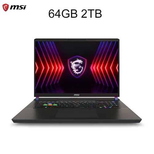 2024 MSI Vector 17 HX Gaming Laptop 17 Inch QHD 2.5K 240Hz IPS Screen Netbook i9-14900HX 32GB 1TB RTX4070 Notebook Computer PC