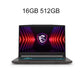 2024 MSI Thin 15 Gaming Notebook 15.6 Inch 2.5K FHD 144Hz IPS Screen Netbook i7-12650H 32GB 2TB SSD RTX4050 Laptop Computer PC