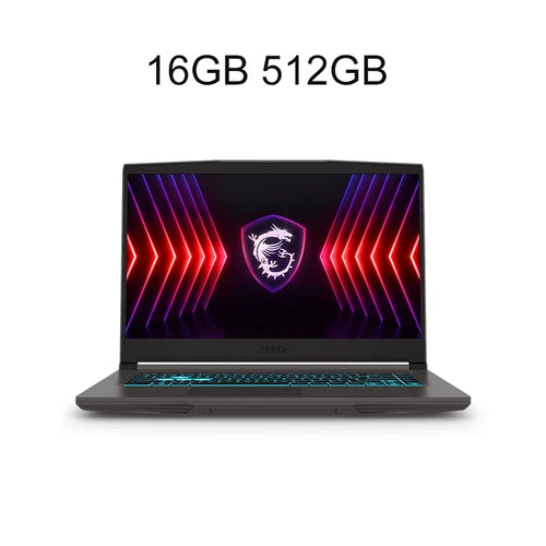 2024 MSI Thin 15 Gaming Notebook 15.6 Inch 2.5K FHD 144Hz IPS Screen Netbook i7-12650H 32GB 2TB SSD RTX4050 Laptop Computer PC