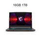 2024 MSI Thin 15 Gaming Notebook 15.6 Inch 2.5K FHD 144Hz IPS Screen Netbook i7-12650H 32GB 2TB SSD RTX4050 Laptop Computer PC