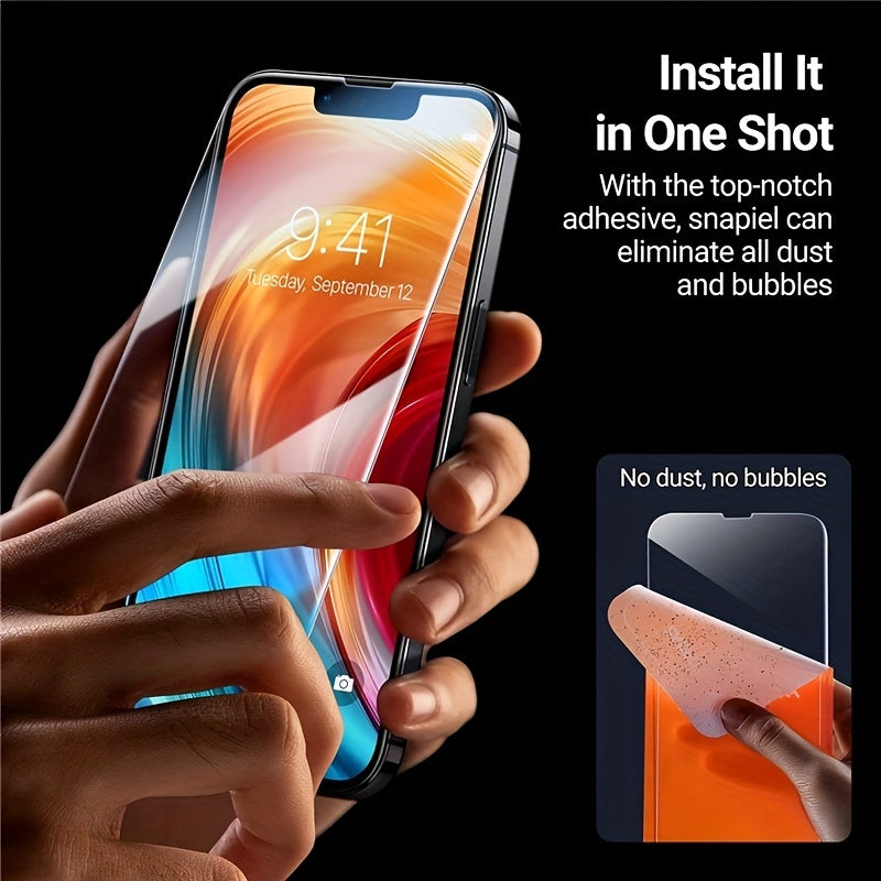 5Pcs Tempered Glass Screen Protectors for iPhone