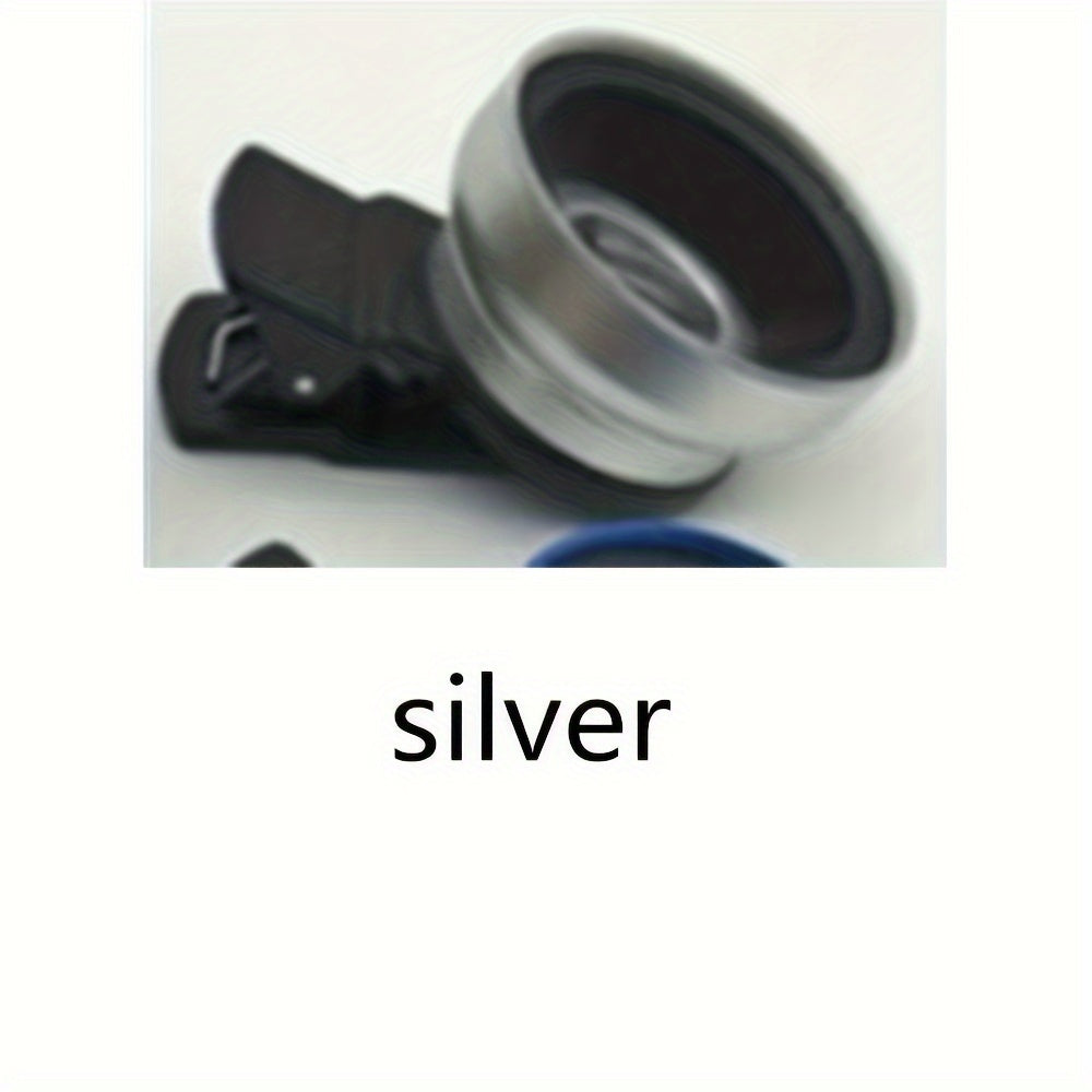 Universal Clip-on High-definition Wide-angle Lens For Smartphones, With A 0.45x Ultra-wide-angle Lens And Macro Lens, Compatible With All Smartphones. Can Be Used As An External Camera For DSLR.