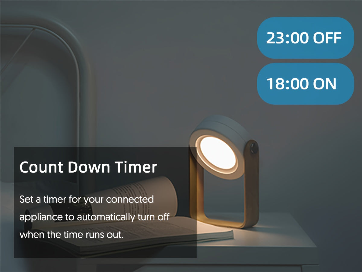 YNF Smart Plug Compatible With Alexa, Easy Setup With Voice Commands, Voice And Remote Control, Timer & Scheduling, Group Control, Stable Connection, Requires Alexa Echo