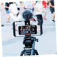 Professional Smartphone Stabilizer Gimbal - Handheld & Tripod Mount, Smooth Video Shooting, Portable Black Phone Frame, ABS Material, Non-Waterproof