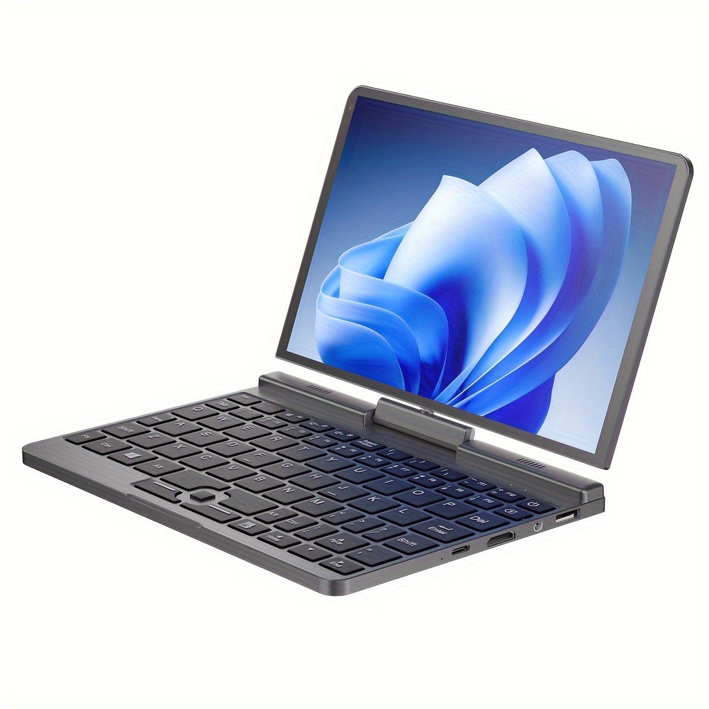 Crelander 2 in 1 Mini Laptop | 8 Inch Touchscreen Portable Computer | Intel 12th Gen N100 Processor | 12GB DDR5 RAM | 1TB M.2 SSD | PD 30W Charging | Wi-Fi 6 BT5.2 | Backlit Keyboard | Windows 11