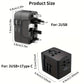 Universal Travel Plug Adapter 2 USB Ports, Dual USB