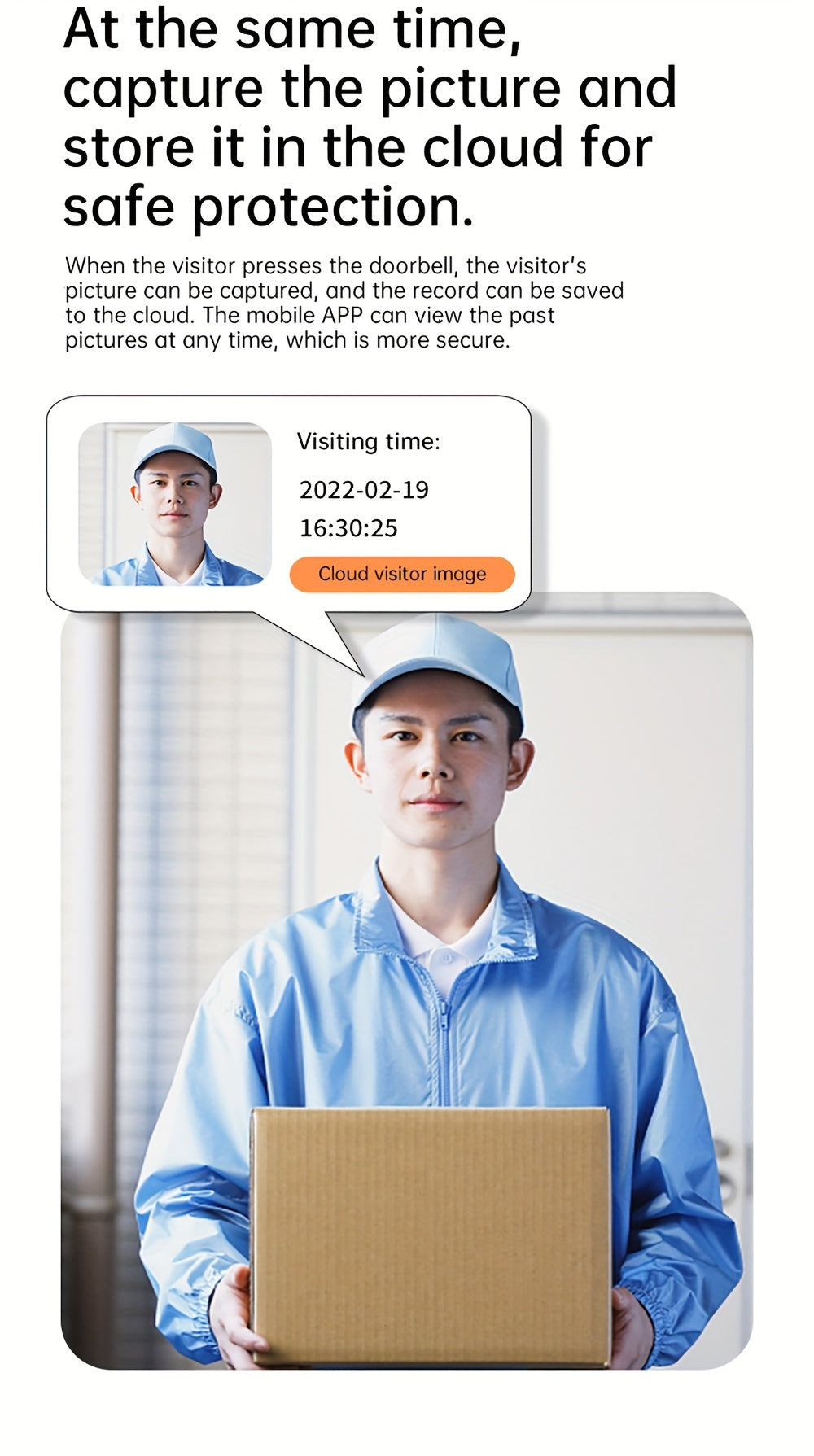 Tuya Wireless Doorbell Camera With HD Video, Night Vision & Voice Change