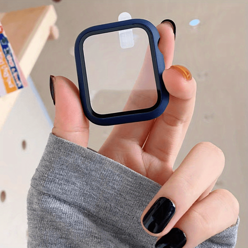Matte Watch Case For iWatch 45mm 41mm 44mm 40mm 42mm 38mm, Screen Protector For Iwatch SE 8 7 6 5 4 3 2 1