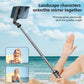 Mobile selfie stick, portable mini universal mobile phone holder, handheld anti shake stable, dedicated vlog tool for live streaming shooting, 360 degree rotating wireless photography tripod