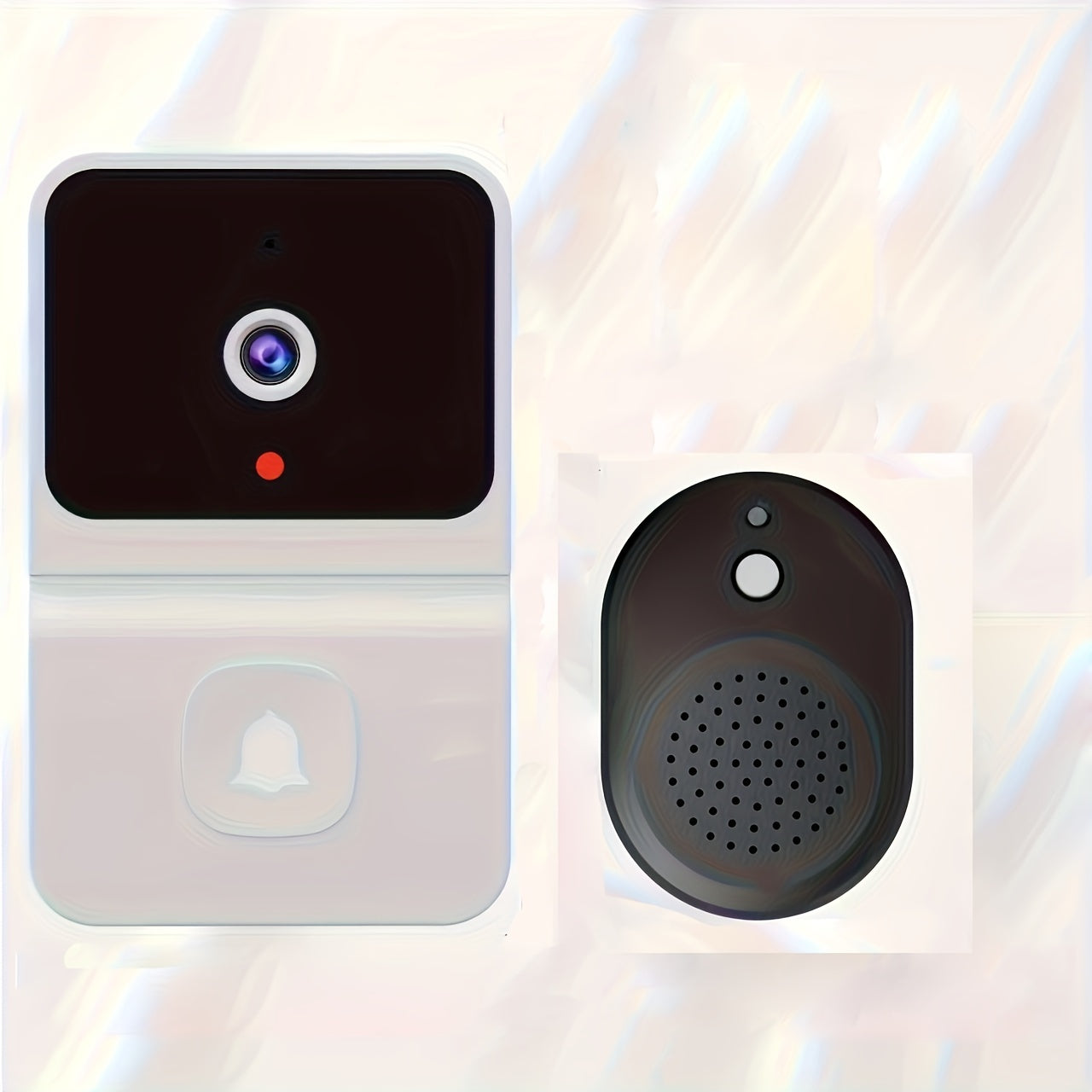 [Popular Choice] Smart WiFi Doorbell with Built-in Battery - Wireless Security Video Intercom, 2-Way Audio, Night Vision, USB Rechargeable, Low Power Consumption, Supports 2.4G Wifi