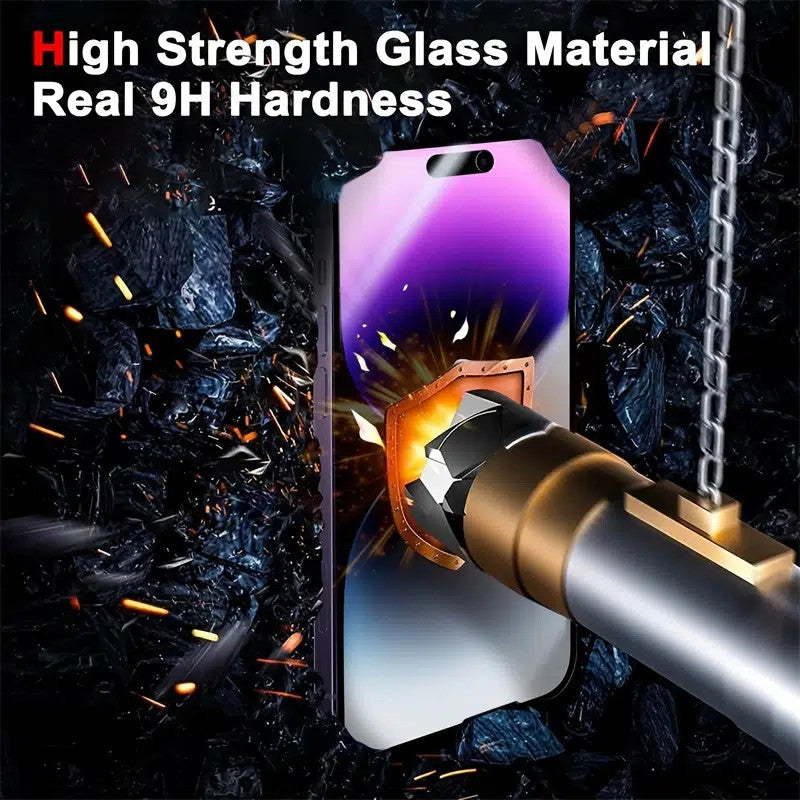 2pcs Apple anti-peeping peeking tempered film, suitable for all iPhone series 14 Pro Max Plus 13 12 11 XS XR Mini