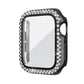 Megkhla Apple Watch Screen Protector, Bling Case For Apple Watch 40mm 44mm 41mm 45mm SE Series 8 7 6 5 4 With Hard PC Tempered Glass Rhinestone Protection Full Face Case Accessories For IWatch Girls & Women