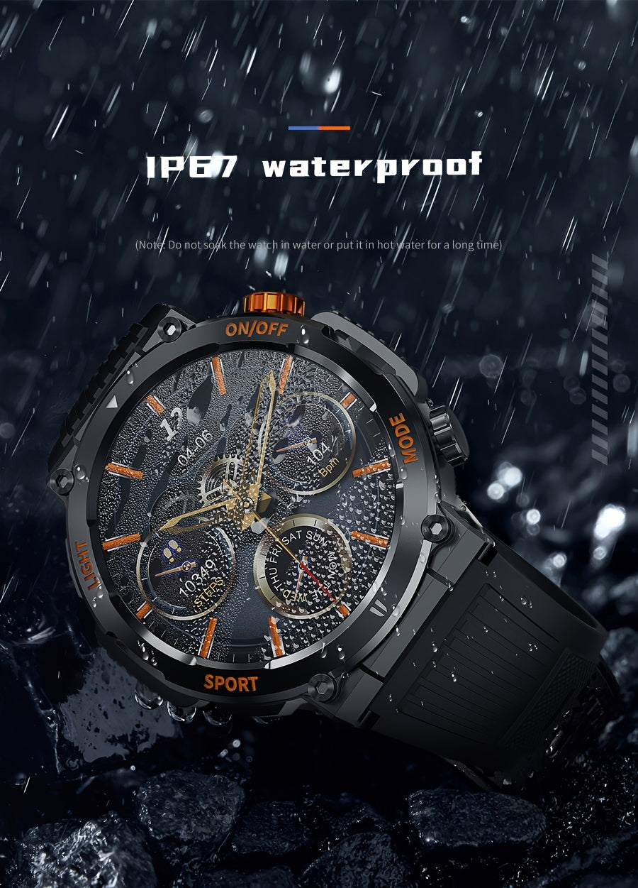Smartwatch, All-Day Health Monitoring, Long-Lasting Battery Life, IPS 1.46" Display, Cool Mint. for gift