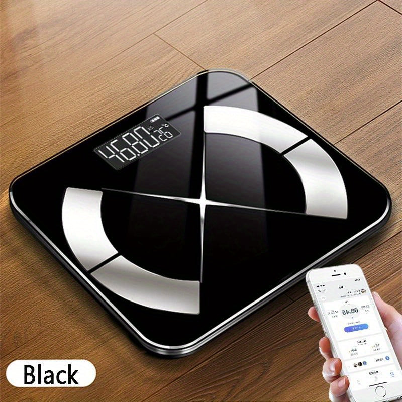 Smart Digital LED Weight Scale With Wireless Connection To Smartphone App, A Must-have For The Bathroom (batteries Not Included)