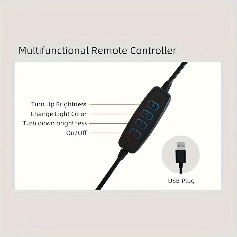 10" LED Ring Light With Tripod And Phone Holder