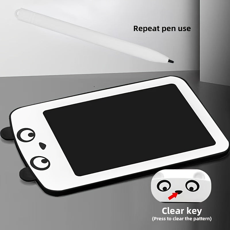 Cartoon LCD Writing Tablet - 6.5-Inch, One-Click Clear, Drawing Pad, Electronic Doodle Board with Colorful Screen, ABS Material, Battery Powered (Button Cell ≥20mm) - For Kids