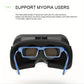 [Popular Choice] Adjustable 3D VR Headset for Smartphones - HD Blu-Ray Lens, Comfortable Nose Pads & Straps, Ideal for Movies & TV, Fits Phones up to 7.2" - Lightweight & Durable