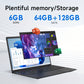 14" Laptop 6GB RAM, 64GB 128GB ROM