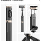 Portable Aluminum Alloy Phone Selfie Stick, Extendable Mobile Phone Tripod, Integrated Wireless Remote Hands Free Shooting For Apple IPhone And Android Smartphones 4''-7"
