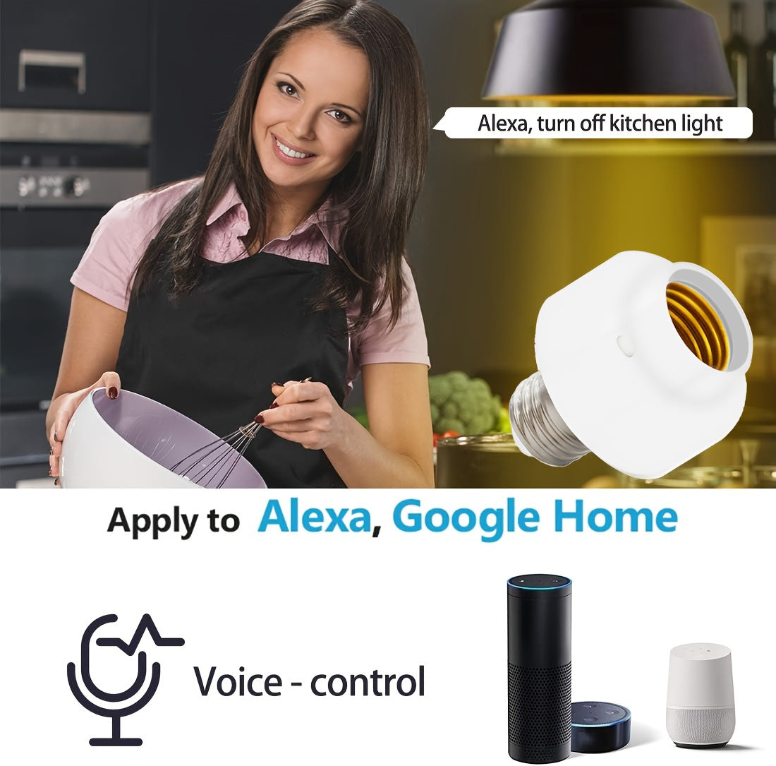 QIACHIP Ewelink WiFi Smart Light Bulb Socket