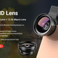 APEXEL 2-in-1 HD Smartphone Camera Lens Kit - Clip-On Wide Angle & Macro Lenses, Aluminum Alloy, Compatible with Most Phones, APEXEL