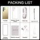 Andorid 13 Unlock Cell Phone, Touchscreen Unlock Smartphone, Dual SIM, Dual Standby, Face Recognition, 50 13MP HD Camera, 6800 MAh, 8 256GB With Stylus, Headphones, Type-c Charging Cable, Case, Screen Protector, Holiday Birthday Gift