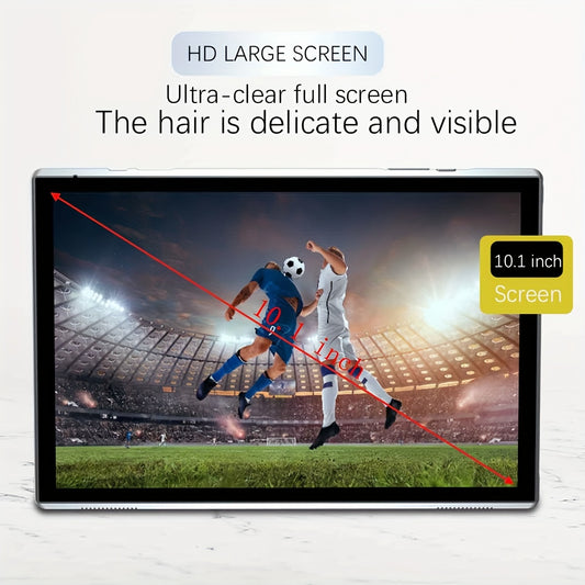YQSAVIOR 10" for Android 12 Tablet - RK3326S Quad-Core, 4GB for RAM (2GB 2GB Expansion), 32GB Storage, FHD IPS Display, Dual Cameras (2MP Front & 8MP Back), USB-C Charging Port, G-Sensor, Extended 6000mAh Battery