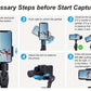 FUNSNAP 3-Axis Gimbal Stabilizer for iPhone 13 12 11 Pro Max XS X XR Samsung s21 s20