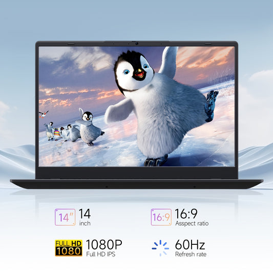 14" Laptop 8GB RAM, 256GB SSD Storage