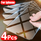 4pcs Tempered Glass for iPhone 11 12 13 14 Pro Max Glass Screen Protector Full Cover 9H HD Film Glass for Apple iPhone X XR XS Max 12 13 Mini