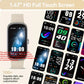 Smart Watch For Men Women, 1.47" Fitness Tracker Running Watch (Answer/Make Call), IP68 Waterproof, Pedometer, Sleep/Step/Activity, 110  Sport Modes Smartwatch For Adroid IOS