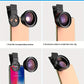 APEXEL 2-in-1 HD Smartphone Camera Lens Kit - Clip-On Wide Angle & Macro Lenses, Aluminum Alloy, Compatible with Most Phones, APEXEL